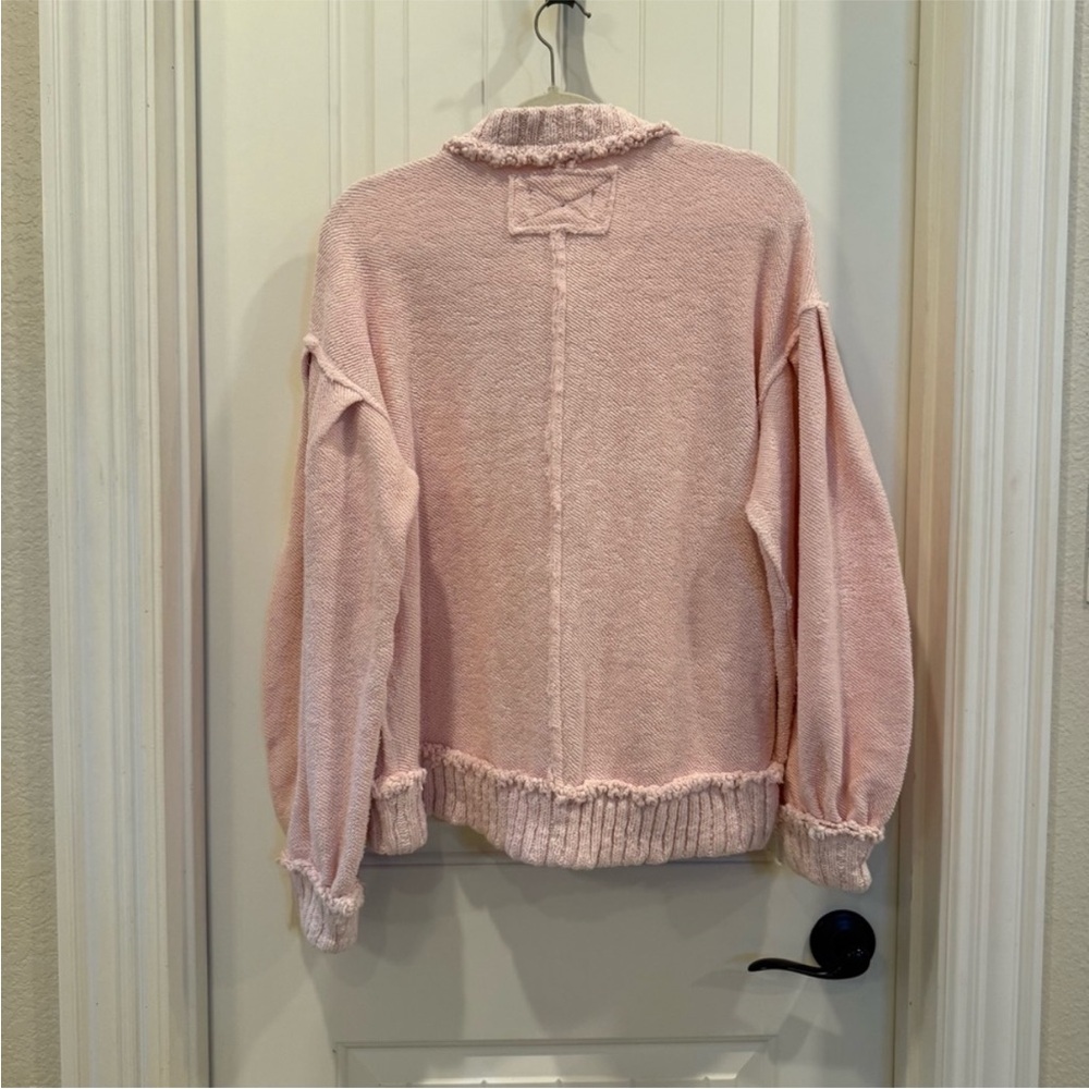 Free People Cute In This Cardi Primrose Pink - Picture 7 of 10
